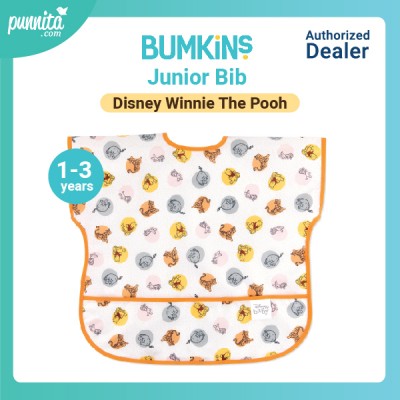 Bumkins ผ้ากันเปื้อนเด็ก รุ่น Junior Bib 1- 3 ขวบ ลาย Disney Winnie The Pooh
